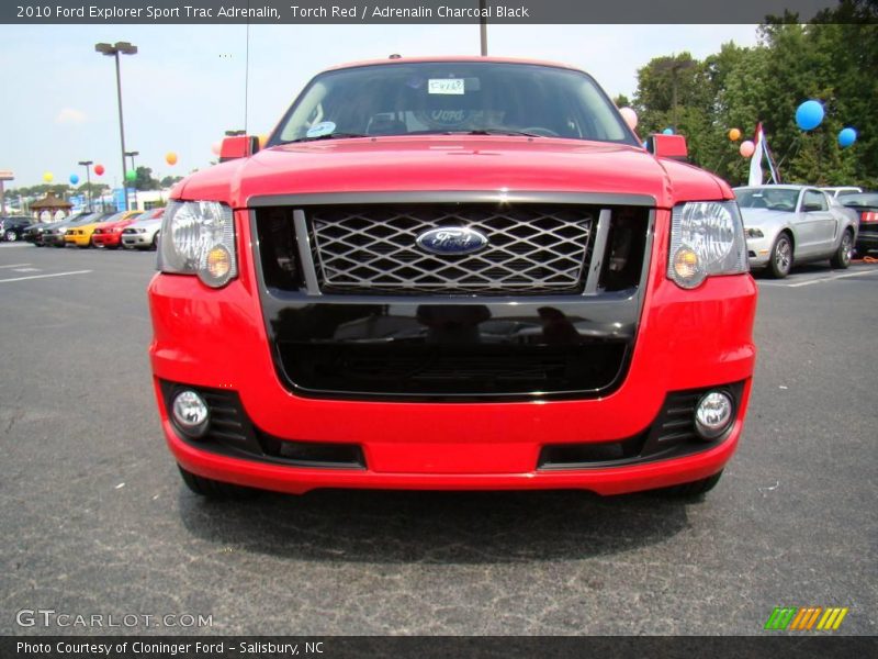 Torch Red / Adrenalin Charcoal Black 2010 Ford Explorer Sport Trac Adrenalin