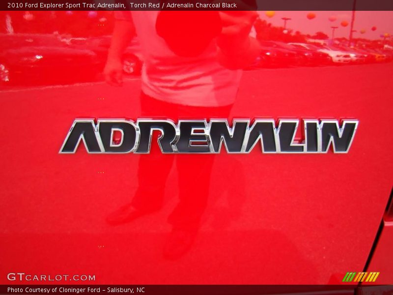 Torch Red / Adrenalin Charcoal Black 2010 Ford Explorer Sport Trac Adrenalin