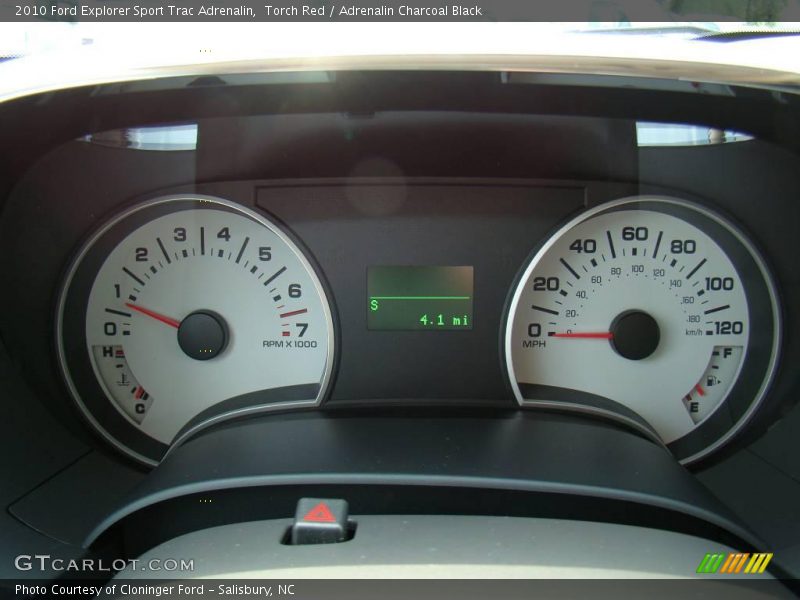 Torch Red / Adrenalin Charcoal Black 2010 Ford Explorer Sport Trac Adrenalin