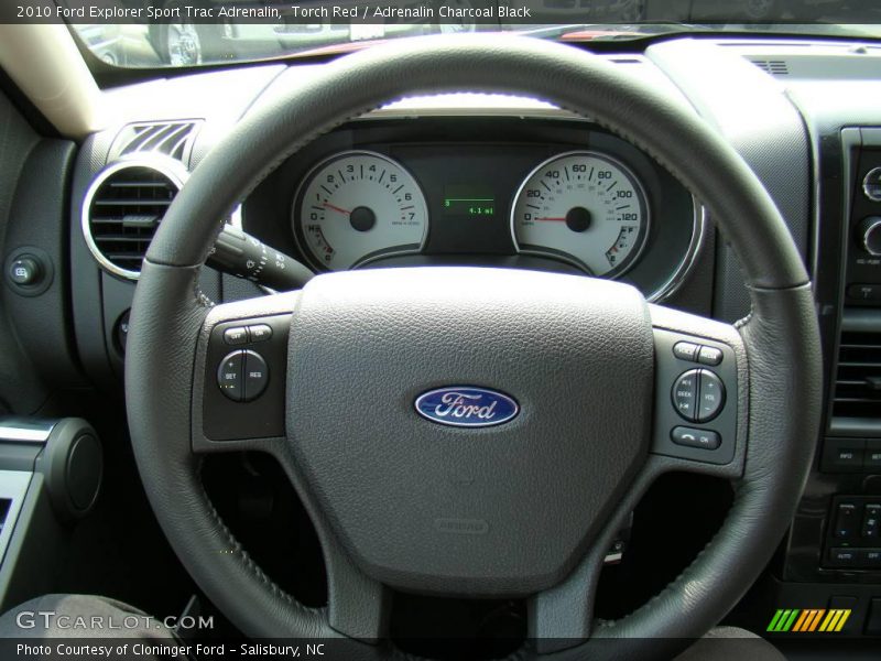 Torch Red / Adrenalin Charcoal Black 2010 Ford Explorer Sport Trac Adrenalin