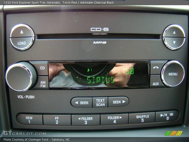 Torch Red / Adrenalin Charcoal Black 2010 Ford Explorer Sport Trac Adrenalin