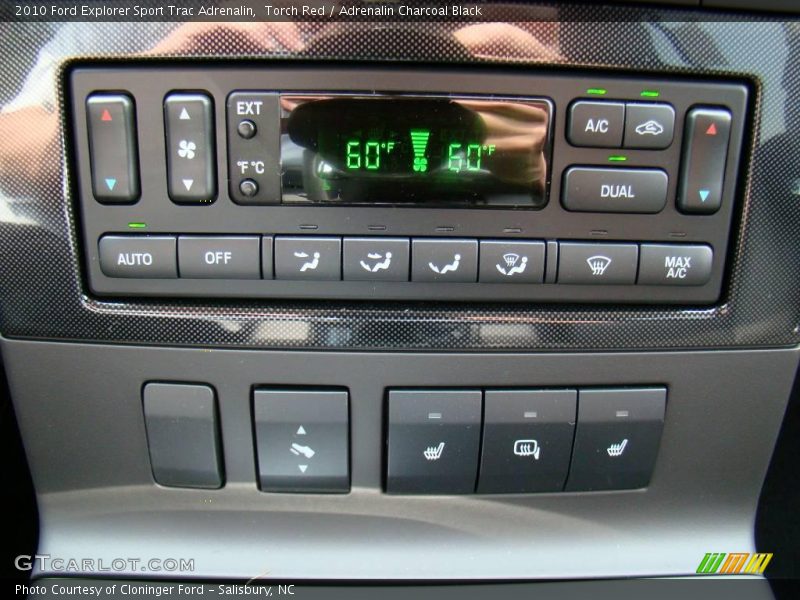 Torch Red / Adrenalin Charcoal Black 2010 Ford Explorer Sport Trac Adrenalin