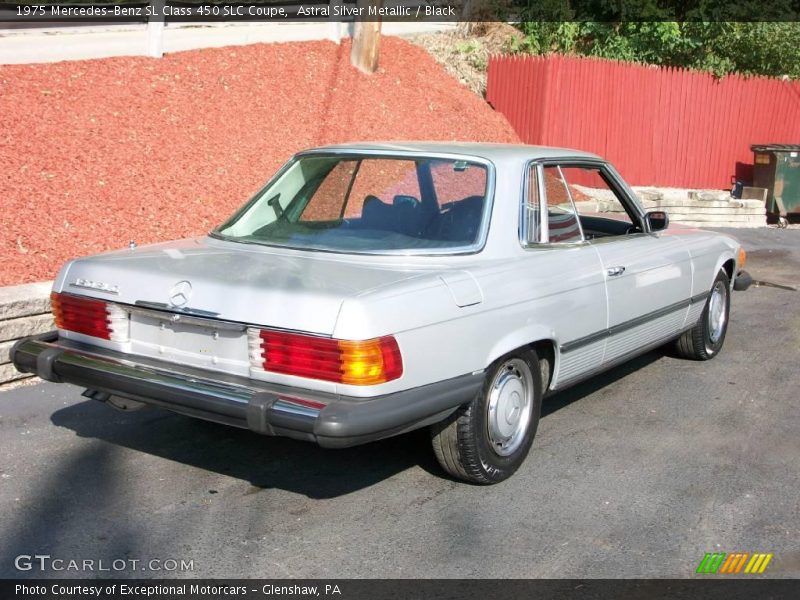 Astral Silver Metallic / Black 1975 Mercedes-Benz SL Class 450 SLC Coupe