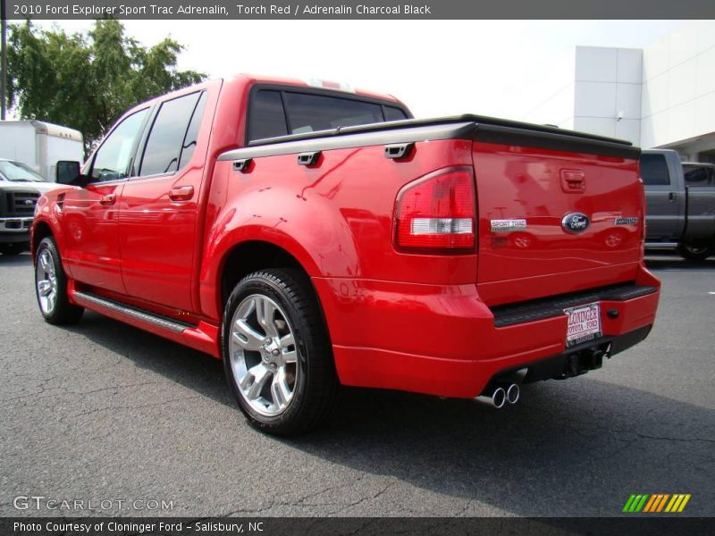 Torch Red / Adrenalin Charcoal Black 2010 Ford Explorer Sport Trac Adrenalin