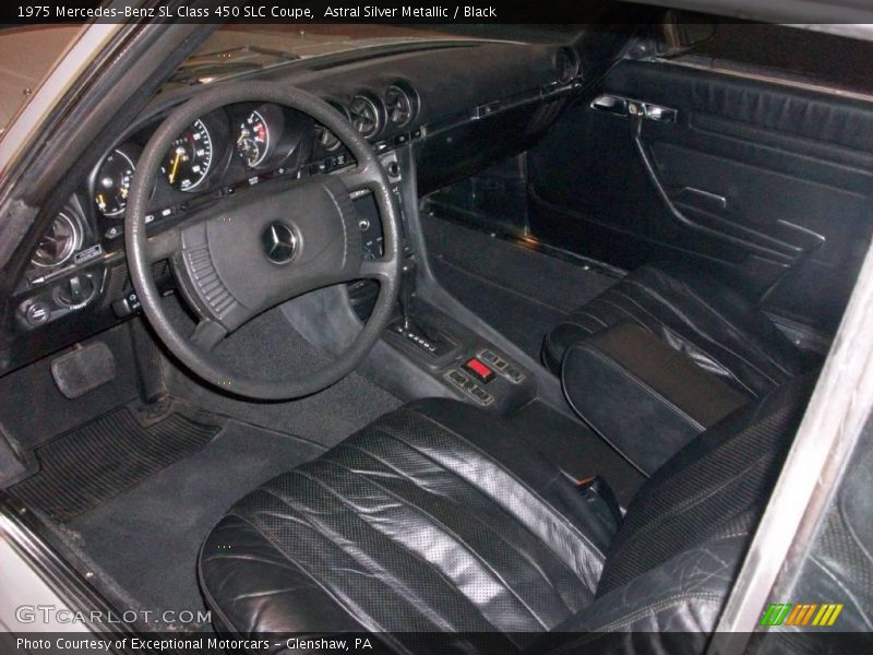  1975 SL Class 450 SLC Coupe Black Interior