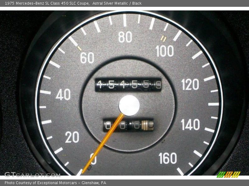 Astral Silver Metallic / Black 1975 Mercedes-Benz SL Class 450 SLC Coupe