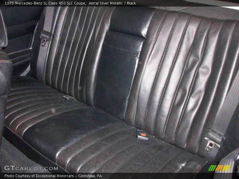 Rear Seat of 1975 SL Class 450 SLC Coupe