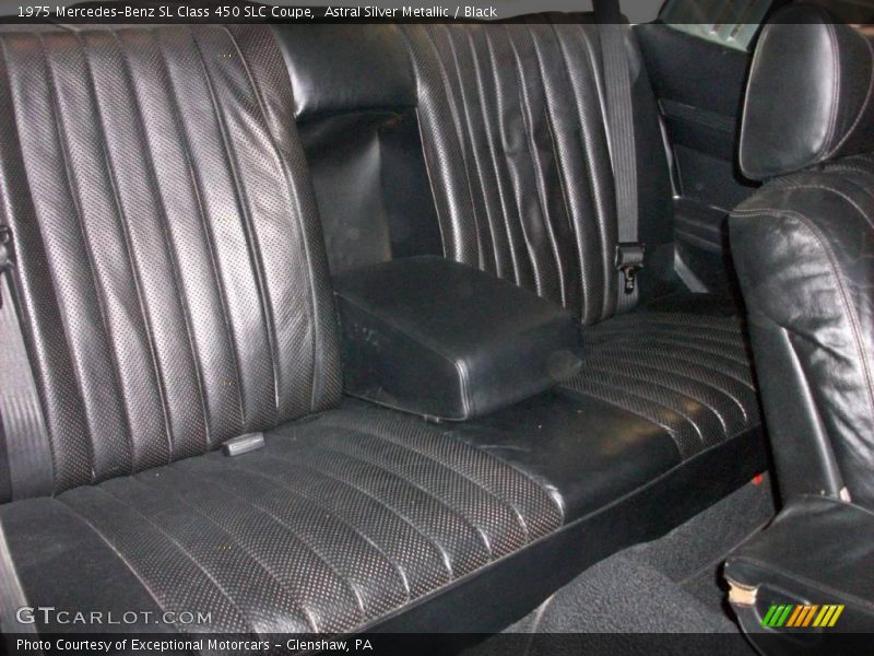 Rear Seat of 1975 SL Class 450 SLC Coupe
