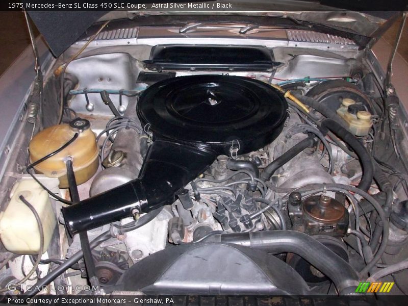  1975 SL Class 450 SLC Coupe Engine - 4.5 Liter SOHC 16-Valve V8 Engine