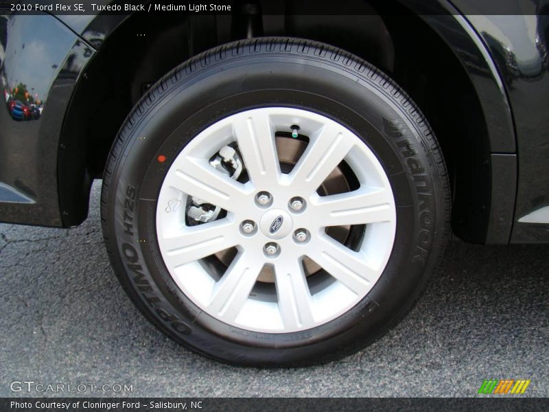 Tuxedo Black / Medium Light Stone 2010 Ford Flex SE