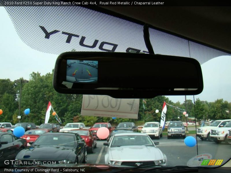 Royal Red Metallic / Chaparral Leather 2010 Ford F250 Super Duty King Ranch Crew Cab 4x4