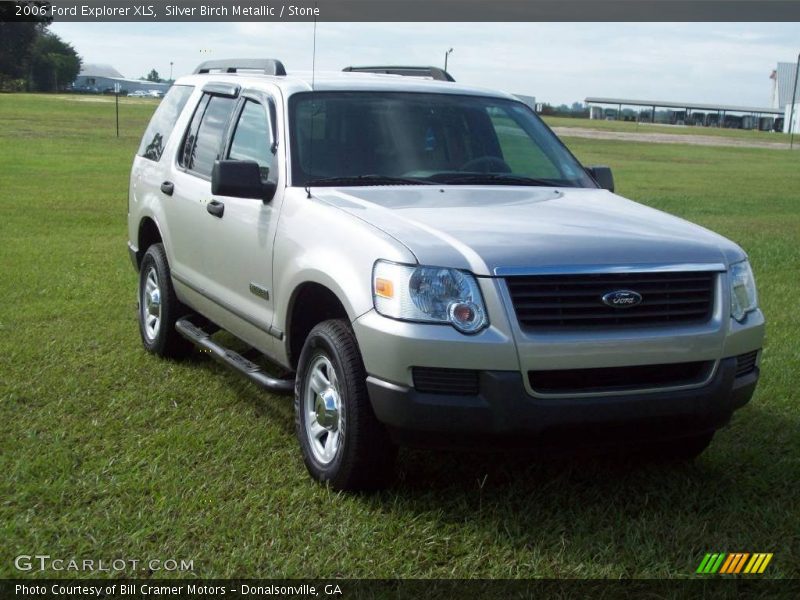 Silver Birch Metallic / Stone 2006 Ford Explorer XLS