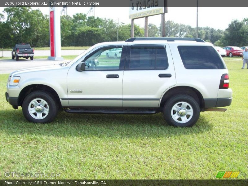 Silver Birch Metallic / Stone 2006 Ford Explorer XLS