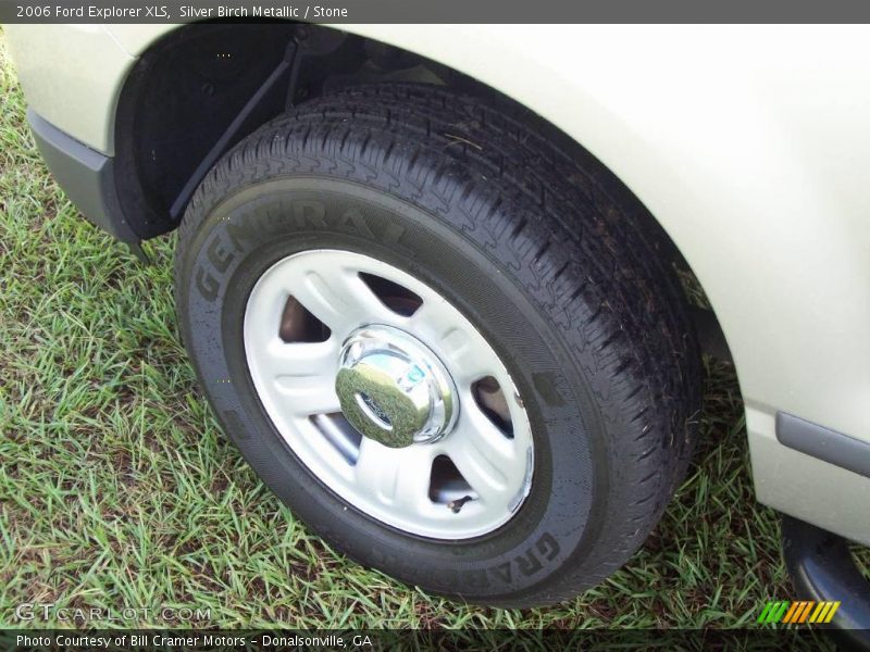 Silver Birch Metallic / Stone 2006 Ford Explorer XLS