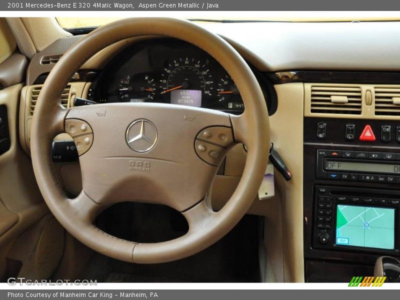 Aspen Green Metallic / Java 2001 Mercedes-Benz E 320 4Matic Wagon