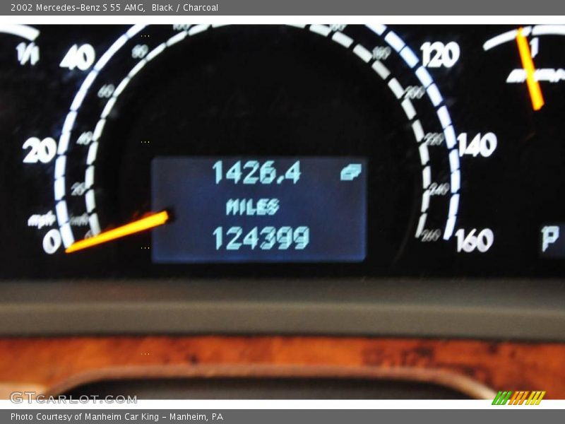 Black / Charcoal 2002 Mercedes-Benz S 55 AMG
