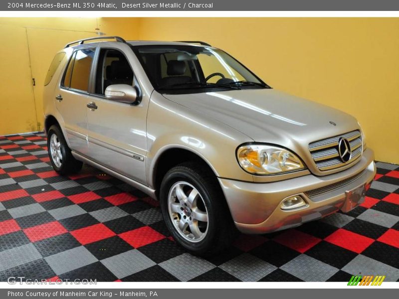 Desert Silver Metallic / Charcoal 2004 Mercedes-Benz ML 350 4Matic