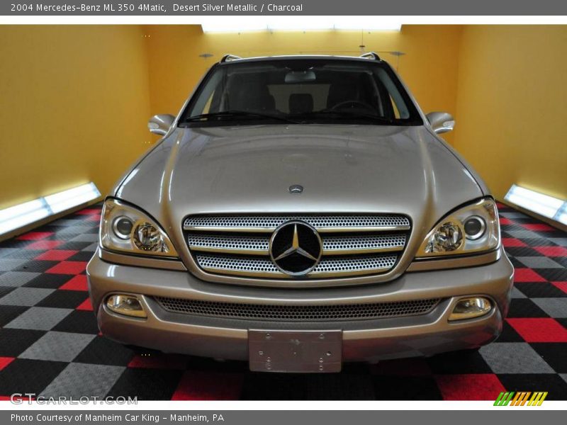 Desert Silver Metallic / Charcoal 2004 Mercedes-Benz ML 350 4Matic