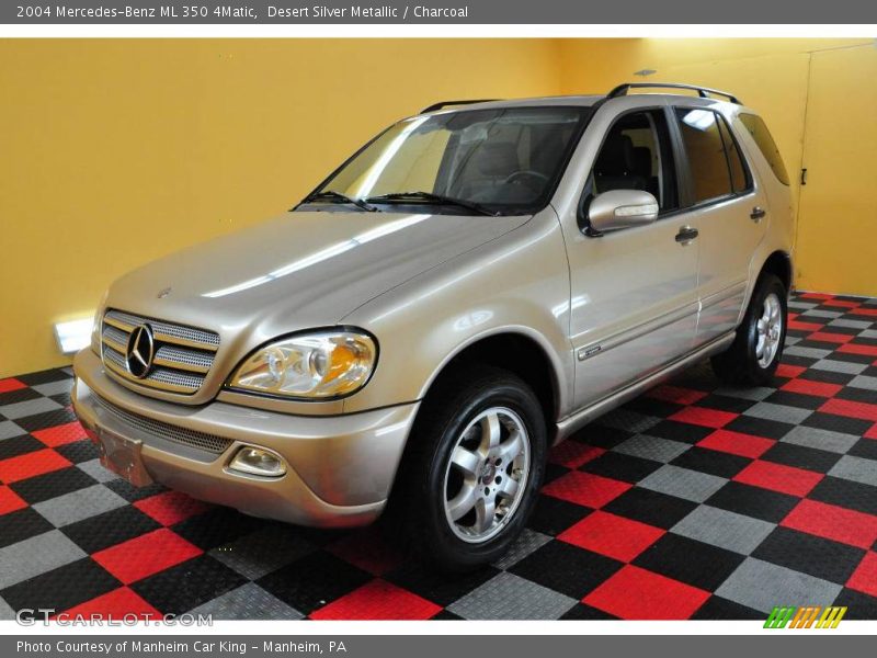 Desert Silver Metallic / Charcoal 2004 Mercedes-Benz ML 350 4Matic