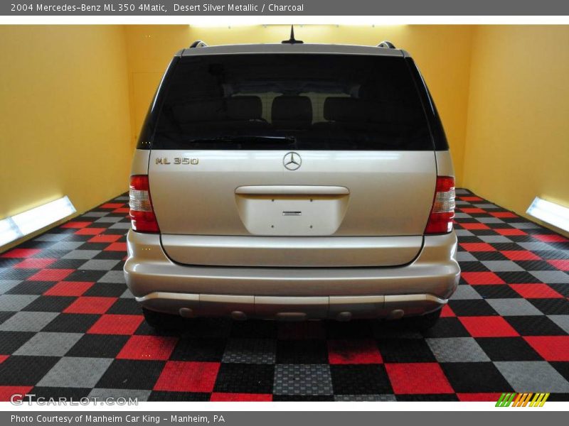Desert Silver Metallic / Charcoal 2004 Mercedes-Benz ML 350 4Matic