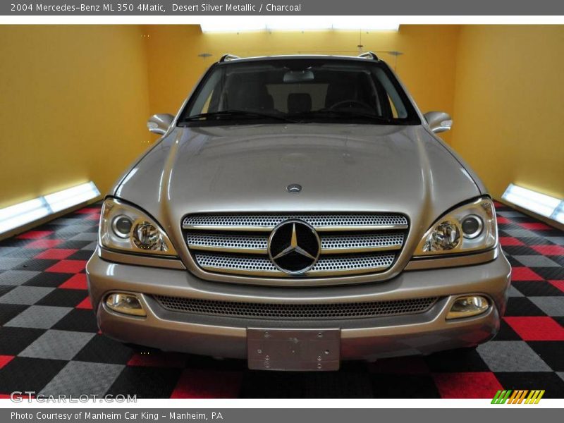 Desert Silver Metallic / Charcoal 2004 Mercedes-Benz ML 350 4Matic