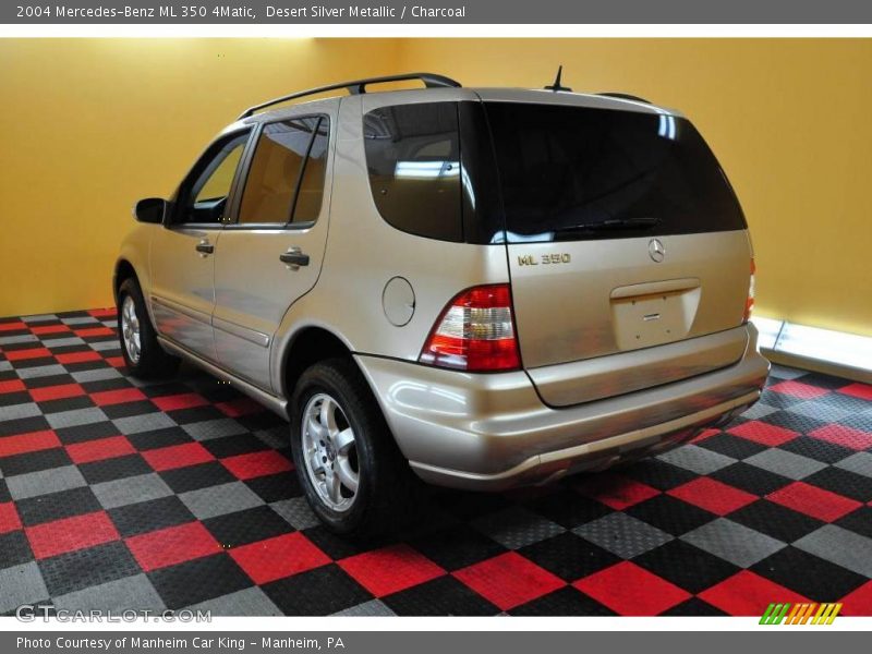 Desert Silver Metallic / Charcoal 2004 Mercedes-Benz ML 350 4Matic