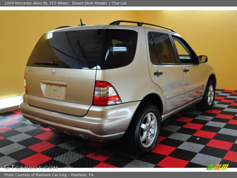 Desert Silver Metallic / Charcoal 2004 Mercedes-Benz ML 350 4Matic