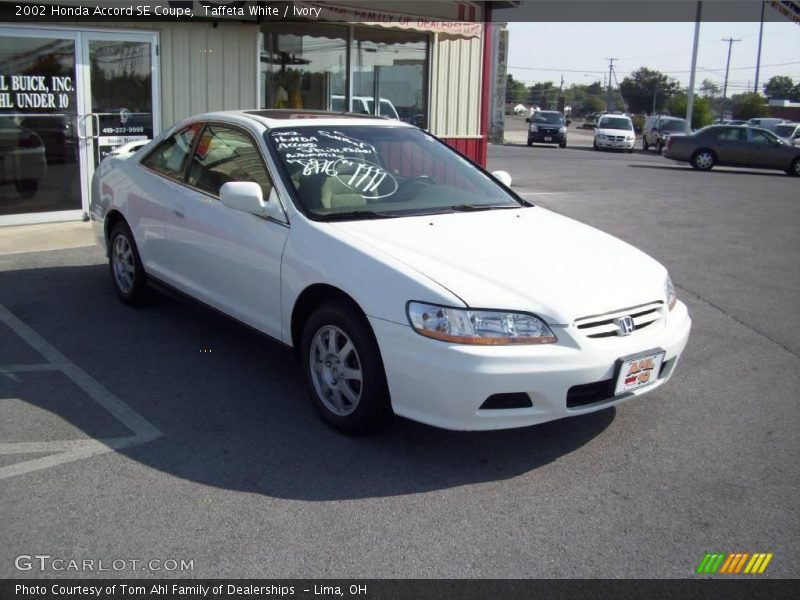 Taffeta White / Ivory 2002 Honda Accord SE Coupe