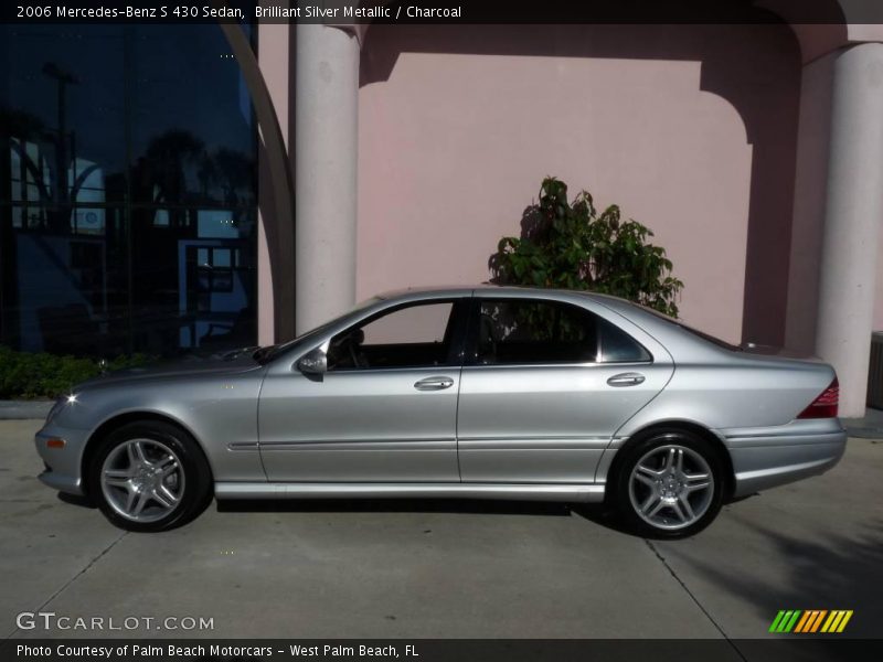 Brilliant Silver Metallic / Charcoal 2006 Mercedes-Benz S 430 Sedan