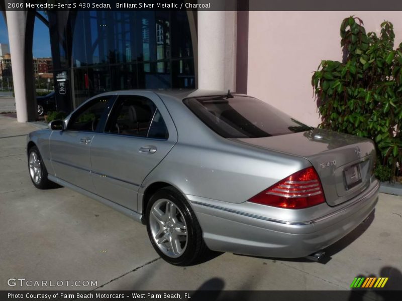 Brilliant Silver Metallic / Charcoal 2006 Mercedes-Benz S 430 Sedan