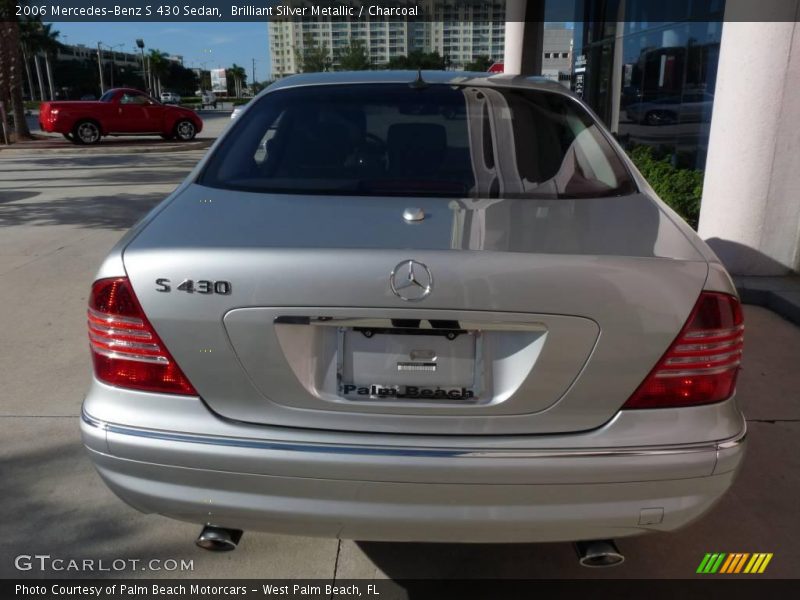 Brilliant Silver Metallic / Charcoal 2006 Mercedes-Benz S 430 Sedan