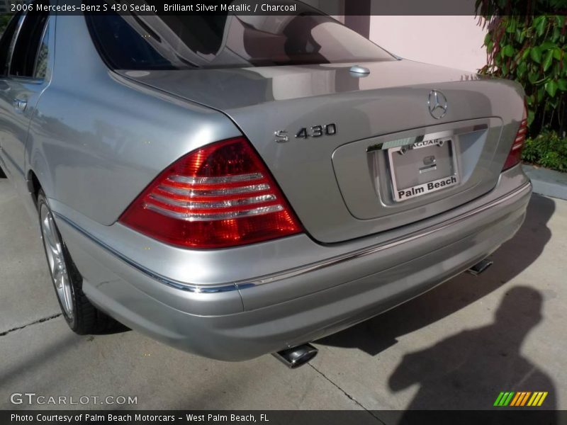 Brilliant Silver Metallic / Charcoal 2006 Mercedes-Benz S 430 Sedan