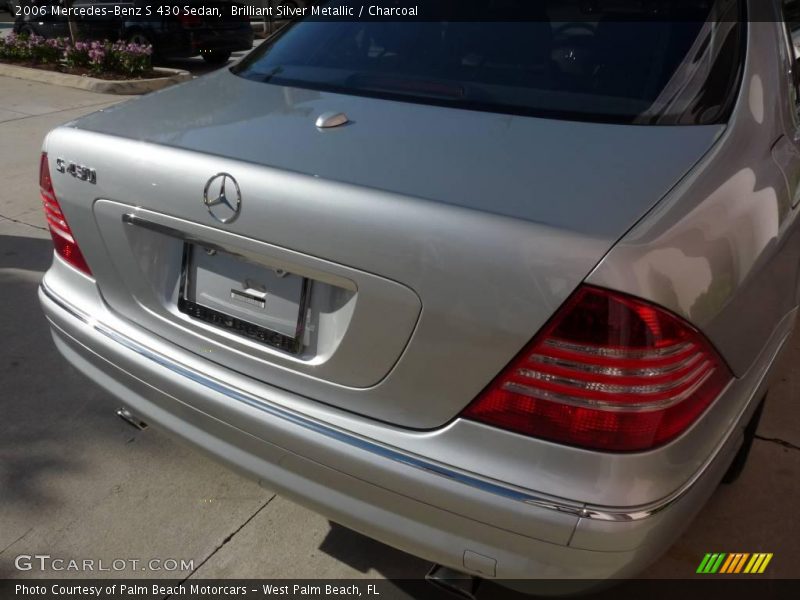 Brilliant Silver Metallic / Charcoal 2006 Mercedes-Benz S 430 Sedan