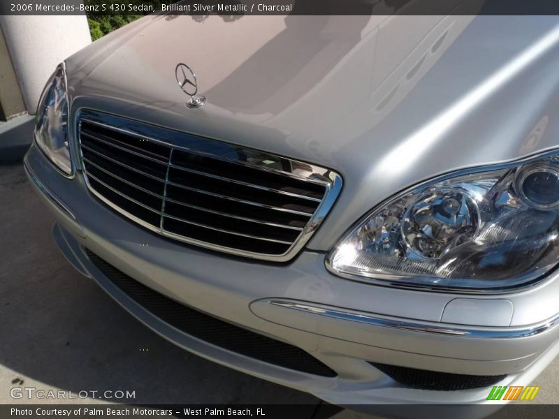 Brilliant Silver Metallic / Charcoal 2006 Mercedes-Benz S 430 Sedan