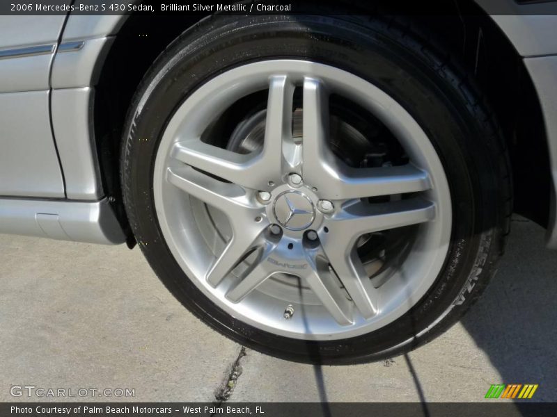 Brilliant Silver Metallic / Charcoal 2006 Mercedes-Benz S 430 Sedan