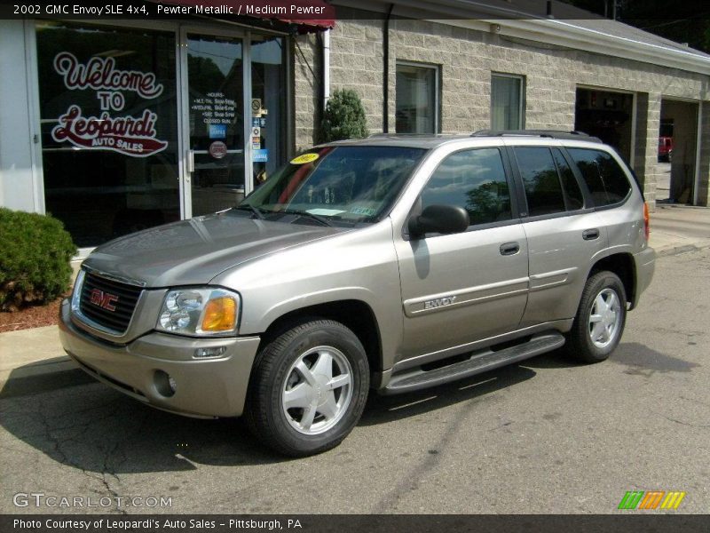 Pewter Metallic / Medium Pewter 2002 GMC Envoy SLE 4x4