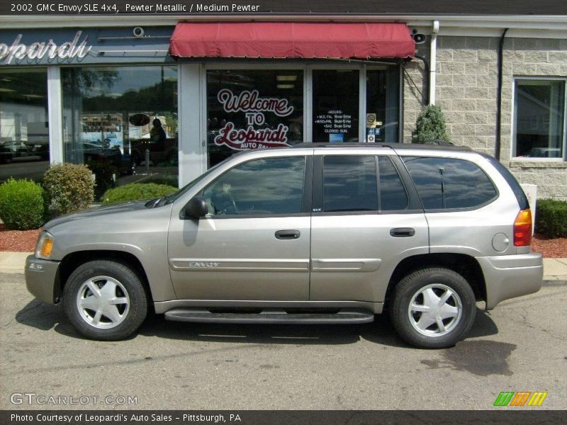 Pewter Metallic / Medium Pewter 2002 GMC Envoy SLE 4x4