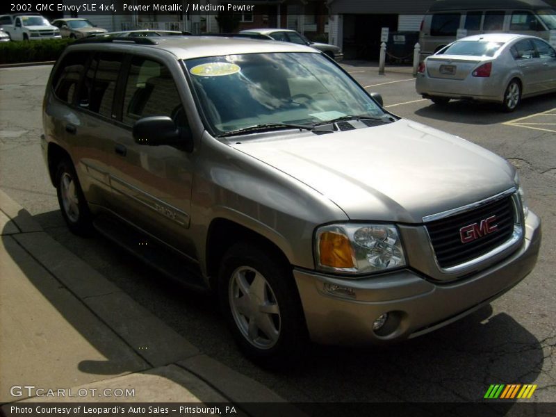 Pewter Metallic / Medium Pewter 2002 GMC Envoy SLE 4x4