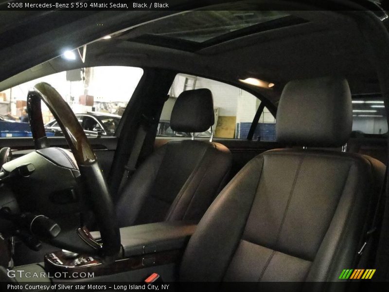 Black / Black 2008 Mercedes-Benz S 550 4Matic Sedan