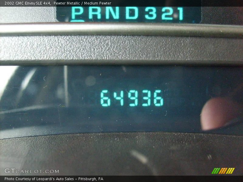 Pewter Metallic / Medium Pewter 2002 GMC Envoy SLE 4x4