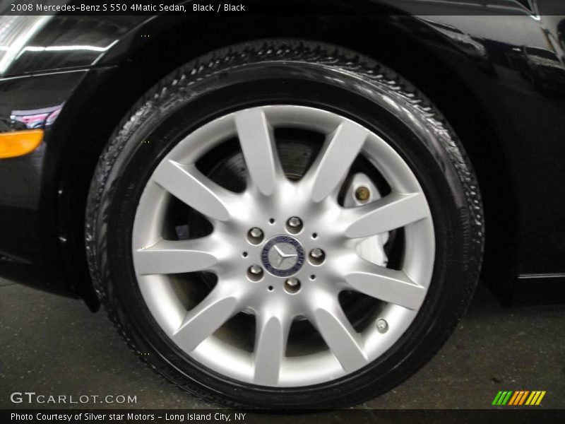 Black / Black 2008 Mercedes-Benz S 550 4Matic Sedan