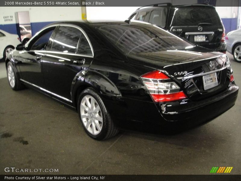 Black / Black 2008 Mercedes-Benz S 550 4Matic Sedan
