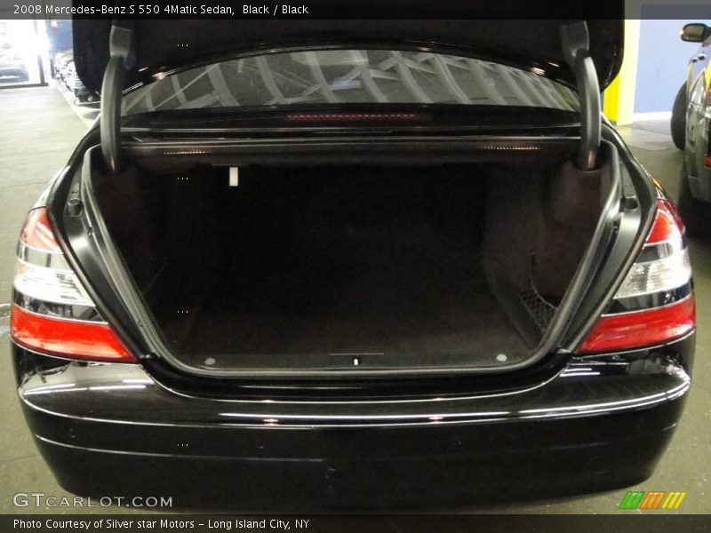 Black / Black 2008 Mercedes-Benz S 550 4Matic Sedan