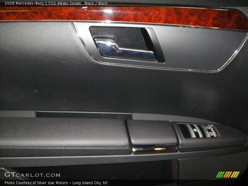Black / Black 2008 Mercedes-Benz S 550 4Matic Sedan