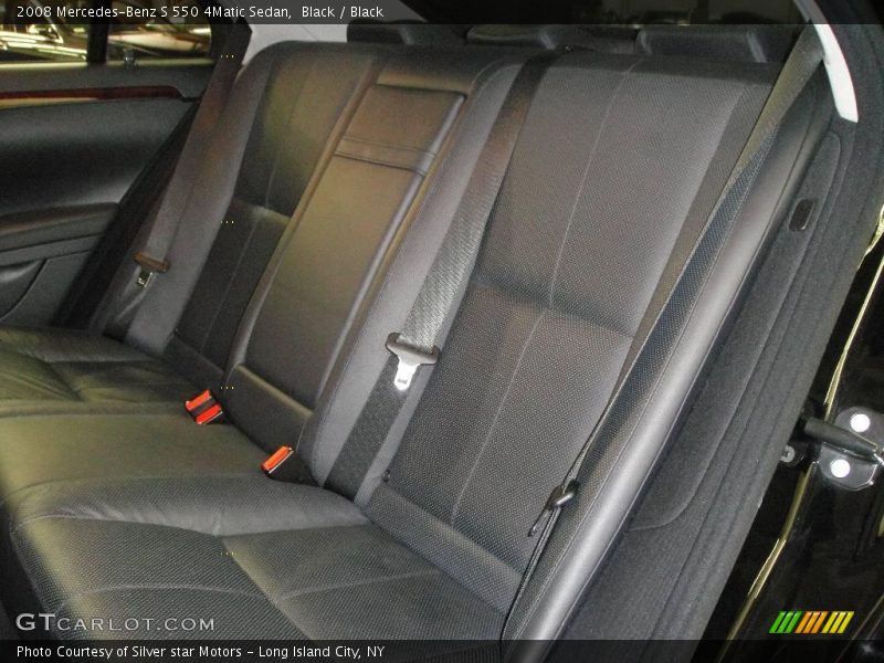 Black / Black 2008 Mercedes-Benz S 550 4Matic Sedan