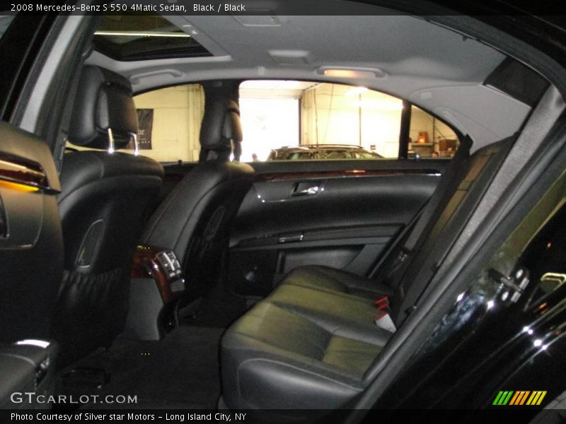 Black / Black 2008 Mercedes-Benz S 550 4Matic Sedan