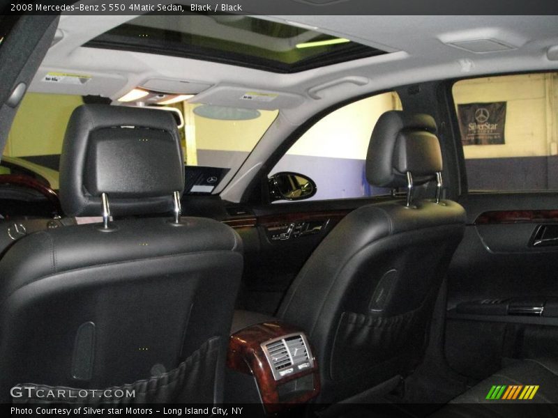 Black / Black 2008 Mercedes-Benz S 550 4Matic Sedan