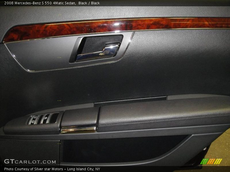 Black / Black 2008 Mercedes-Benz S 550 4Matic Sedan