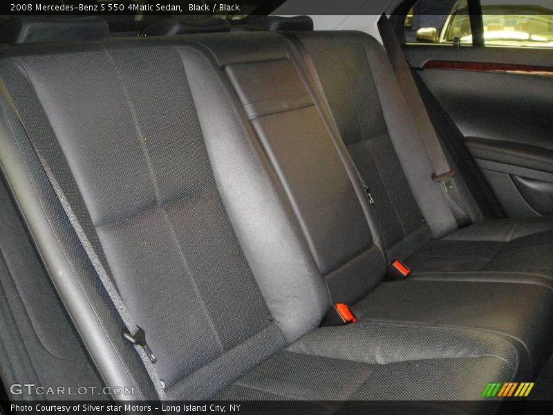 Black / Black 2008 Mercedes-Benz S 550 4Matic Sedan