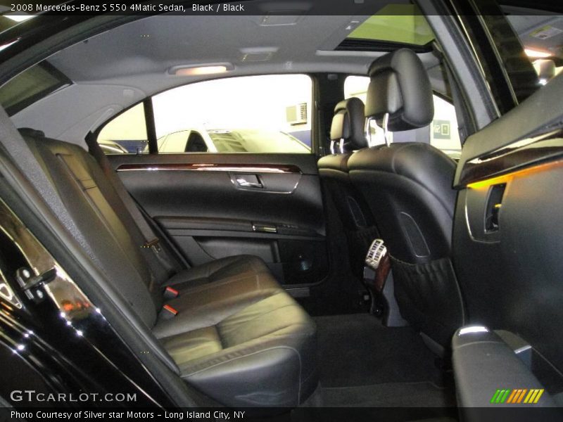 Black / Black 2008 Mercedes-Benz S 550 4Matic Sedan
